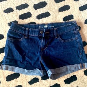 Old navy, small, semi- fitted denim shorts